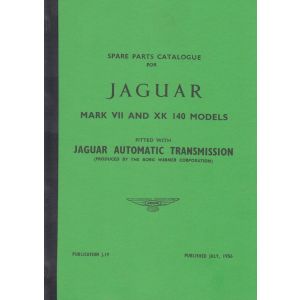 Jaguar Mark VII and XK 140 Models, Spare parts