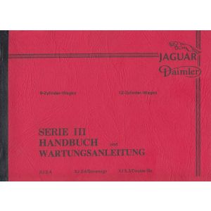 Jaguar Daimler Serie III, Handbuch und Wartungsanleitung